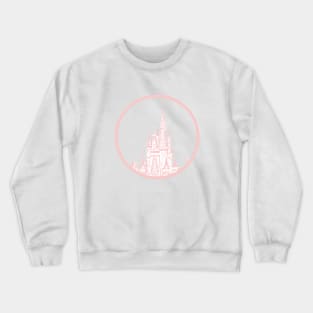 Millennial Pink Magic Castle Stamp Crewneck Sweatshirt